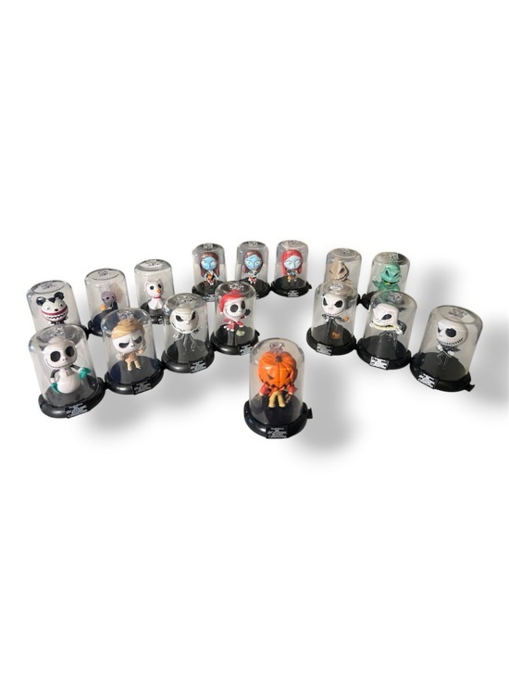The Nightmare Before Christmas Lot Of 16 Domez Series Rare Pumpkin